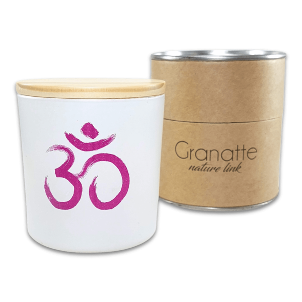 Vela Vegetal Aromática E Massagem | Mantra Om - Tubete - Bran